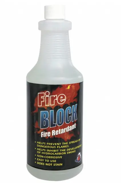 NEW! COLD FIRE 32-oz. FIRE BLOCK RETARDANT, FB32R