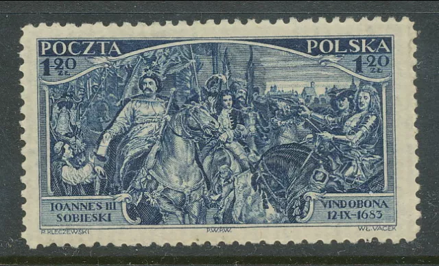 Poland 1933 Relief Of Vienna Issue Mint Hinged Bin Price Gb£15.00