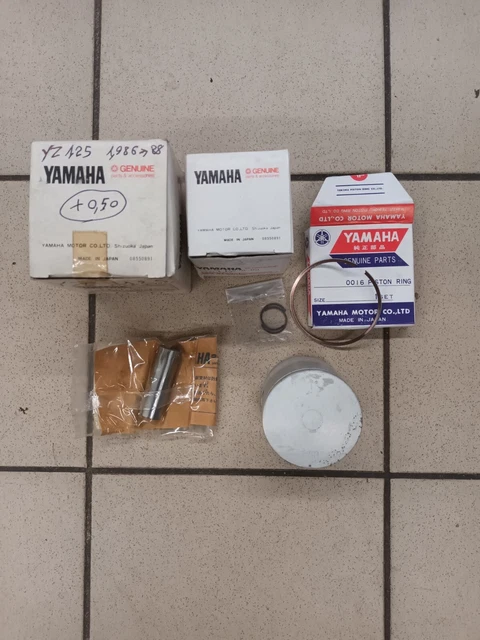 Yamaha Yz 125 1986 1987 1988 Kit Piston Complet Cote 0.50Mm