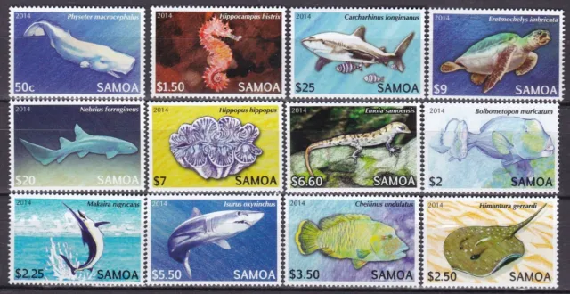 Samoa 1144/1155 postfr/mnh Tiere animals 2014 Michel 55 € -25997