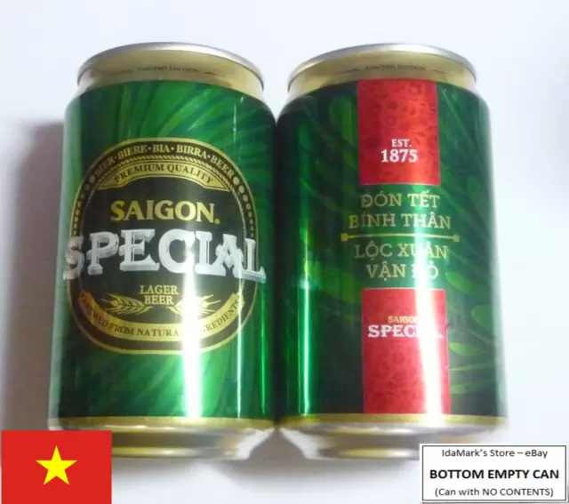 EMPTY - SAIGON Special Lager BEER can VIETNAM 330ml 2015 Asia Limited Edition VN