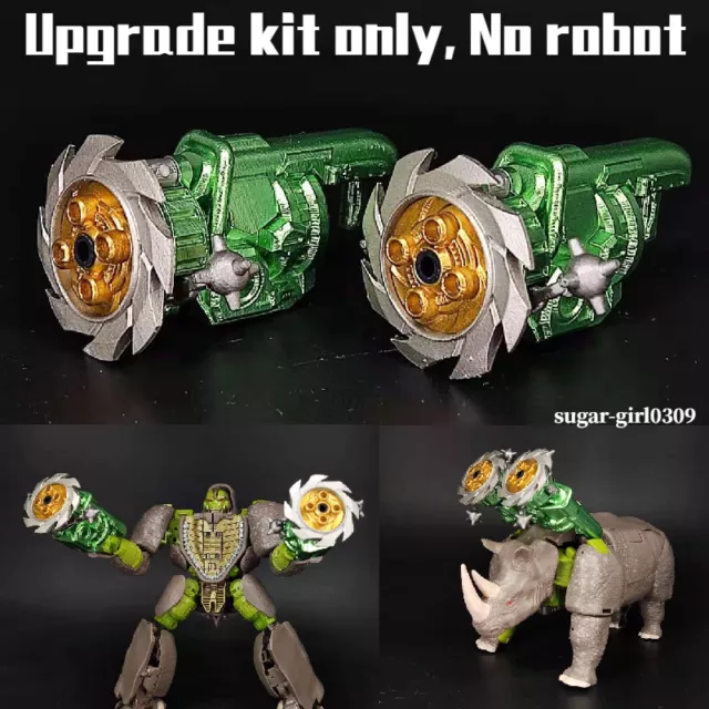 Modular Circular Saw Meteor Hammer Gatling Weapon Upgrade Kit For Kingdom RHINOX