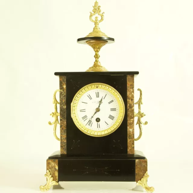 Wunderschöne Kamin Uhr Napoleon III  um 1860