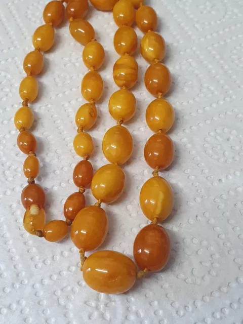 Butterscotch Bernstein Kette Vintage