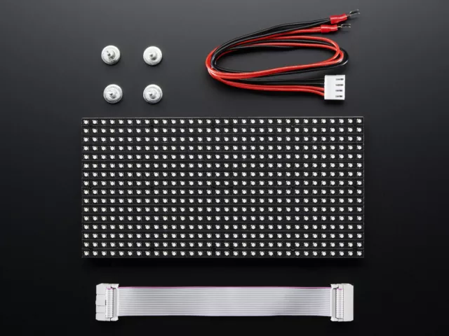 Adafruit 16x32 RGB LED Matrix Panel, 512 helle RGB-LEDs, 6mm Rastermaß, 420 3