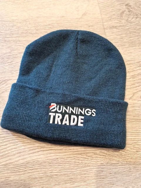 Beanie Hats Bunnings Beanie GENUINE BUNNINGS WAREHOUSE Trade GREEN - Main Image