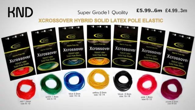 KND HYBRID XCROSSOVER HYBRID SOLID LATEX POLE ELASTIC From £3.99 +FREE P&P