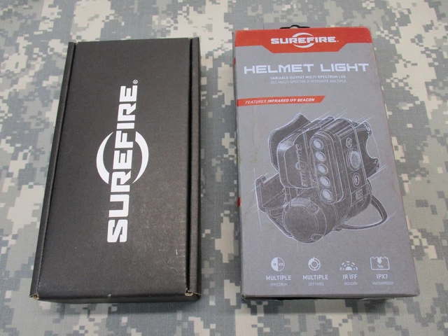 New Tan Surefire Helmet Light White/Blue - Ir Strobe Ach/Mich Mount Hl1-A-Tn New Tan Surefire Helmet Light White/Blue - Ir Strobe Ach/Mich Mount Hl1-A-Tn