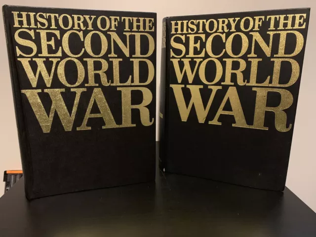 History Of The Second World War By Purnell London Binders. 1966 Volume 3 & 4