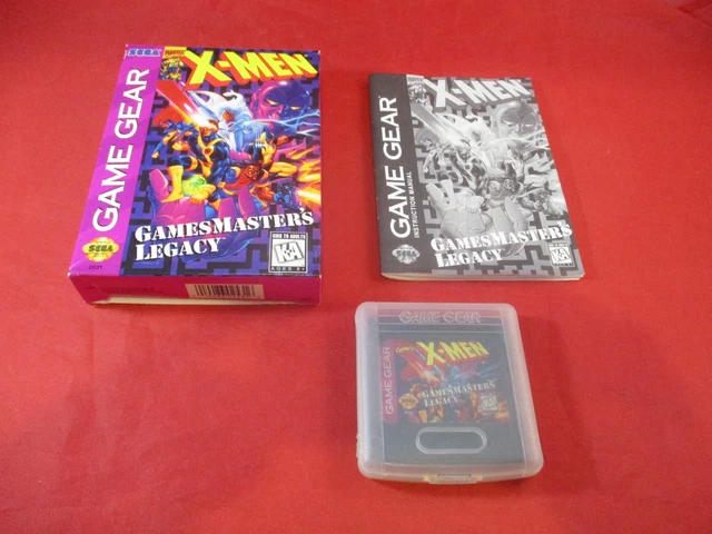 X-Men Games Master's Legacy – Cartouche Sega Game Gear – EUR – Marvel Comics