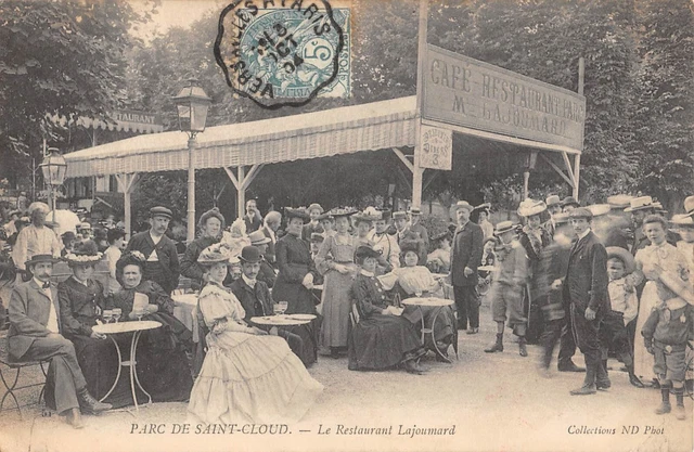 Cpa 92 Parc De Saint Cloud / Le Restaurant Lajoumard
