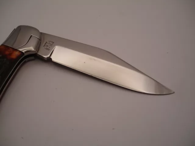 Ag Russell  1987 Japan Fh-2 Folding Hunter Bolster Lock Knife Collectors Club 3