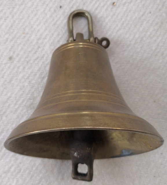 Glocke - Messing antik - Ø 10 cm Glocke mit Aufhänger