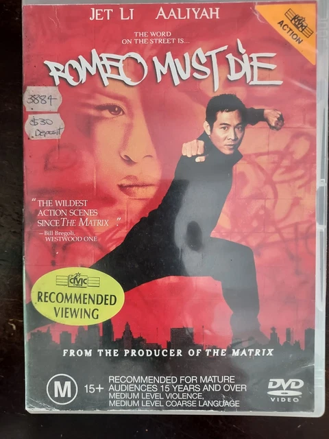 ROMEO MUST DIE Jet Li Aaliyah action Movie DVD PicClick AU