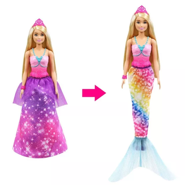 ?Barbie Dreamtopia 2 in 1 Principessa e Sirena