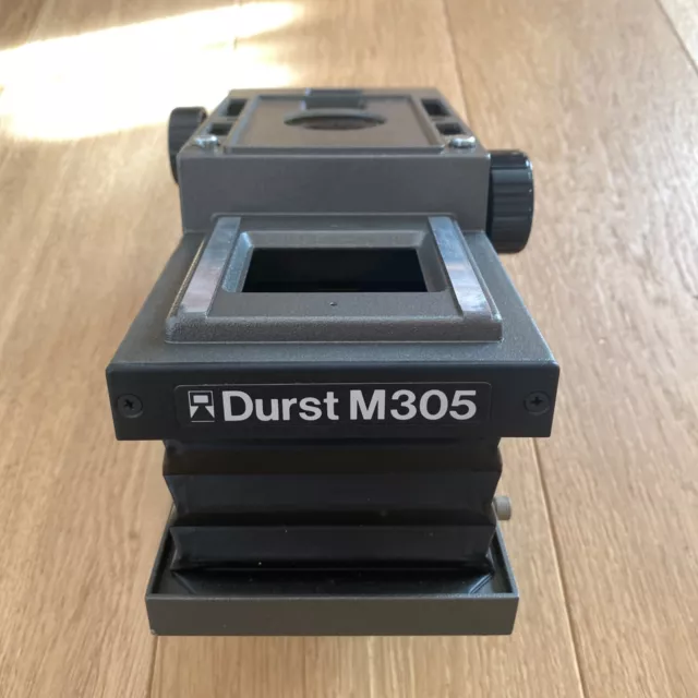 Agrandisseur DURST M305 ❤️ Soufflet Métal - Support Base Extension Chambre Noire