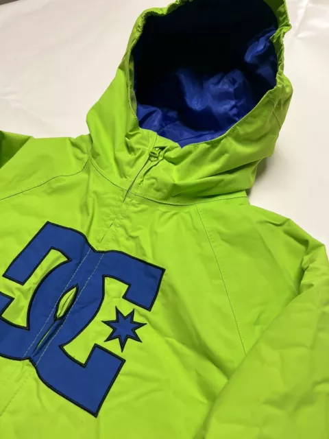 DC Jacket Snowboard Ski Youth Boys Kids Waterproof Insulated Neon Green Coat 14