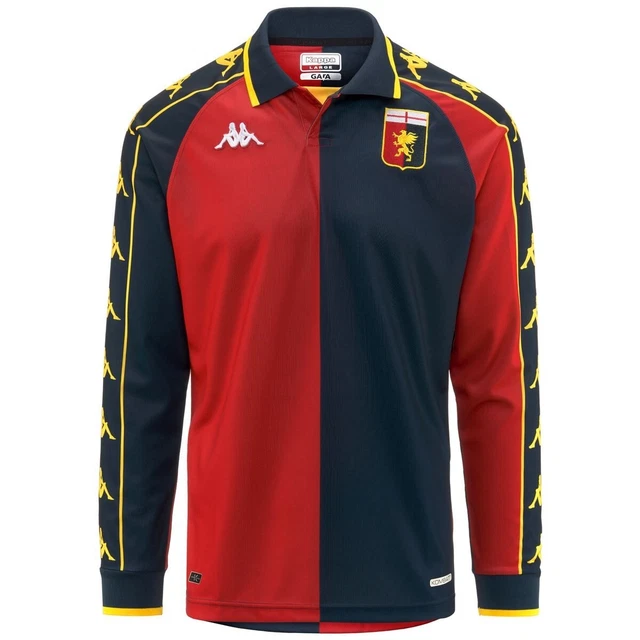 Maillot Vintage Genoa CFC Des Années 70 - Porté, Collection, Camiseta Anni 70