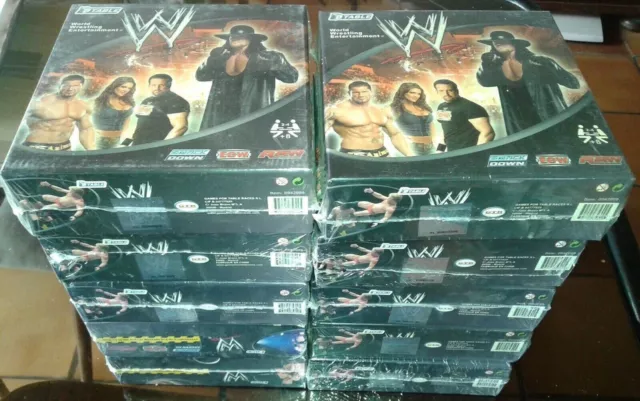 Destockage Lot Revendeur 10 Coffret Jeu De Societe De Table Jeu De Catch Wwe