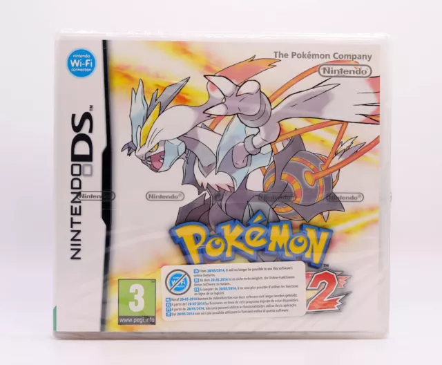 Pokemon white Version 2 Brand New & Sealed NINTENDO DS PAL