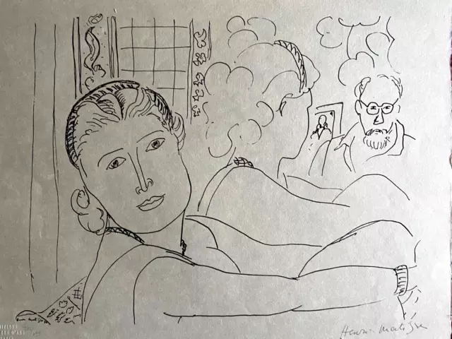 Henri Matisse Lithographie 1960 (Chagall Degas Picasso Braque Dufy Edvard Munch 2