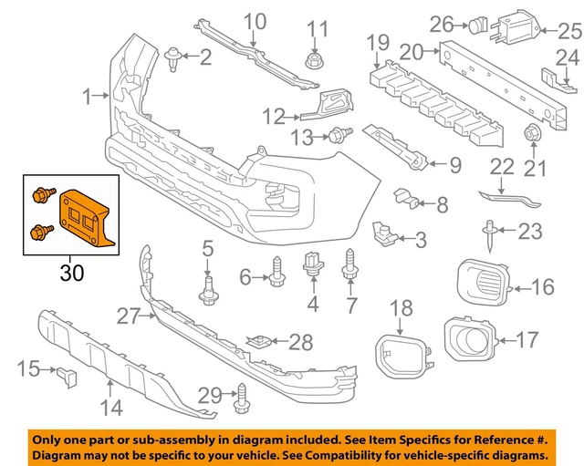 TOYOTA OEM 201621 License Plate Bracket Mount Holder