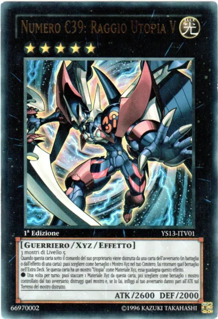 Yu-Gi-Oh! Numero C39: Raggio Utopia V Ys13-Itv01 Ultra Rara Italiano Yu-Gi-Oh! Numero C39: Raggio Utopia V Ys13-Itv01 Ultra Rara Italiano