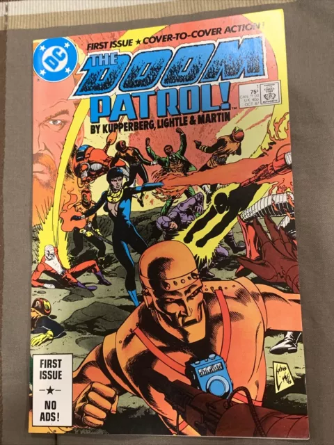 Doom Patrol #1 Wrap Around Cover 1987 DC Comics - COMBINED SHIPPING