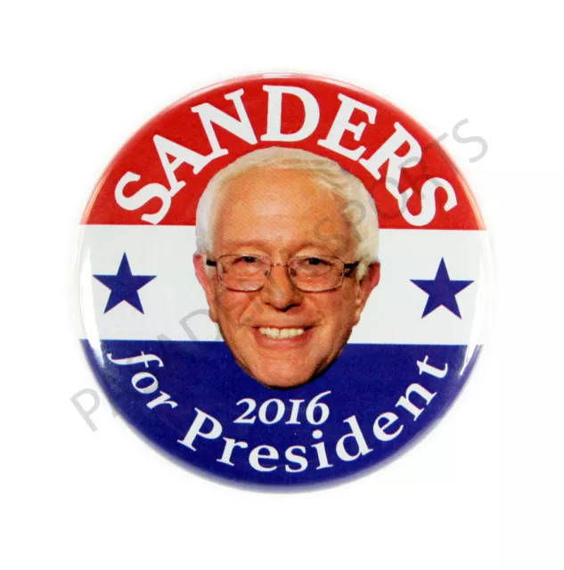 2016 BERNIE SANDERS for PRESIDENT 2.25" CAMPAIGN BUTTON, bsds101