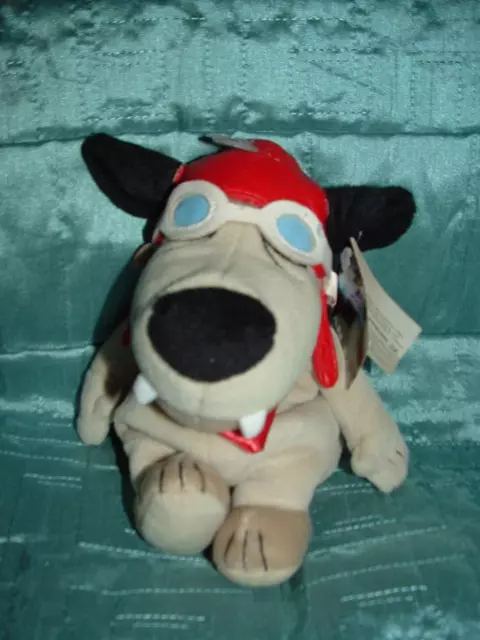 Wacky Races 8" Muttley Mutley Beanie Plush Soft Toy Tagged Warner Bros