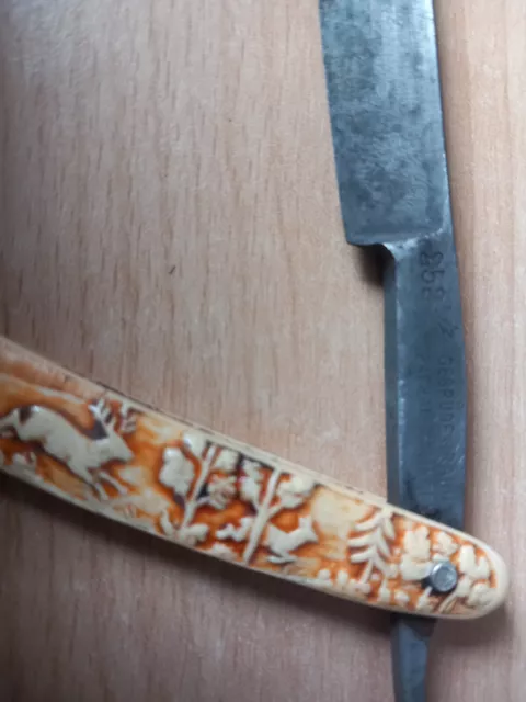 Vintage Rasiermesser Messer Gebrüder Rauh Solingen BA253