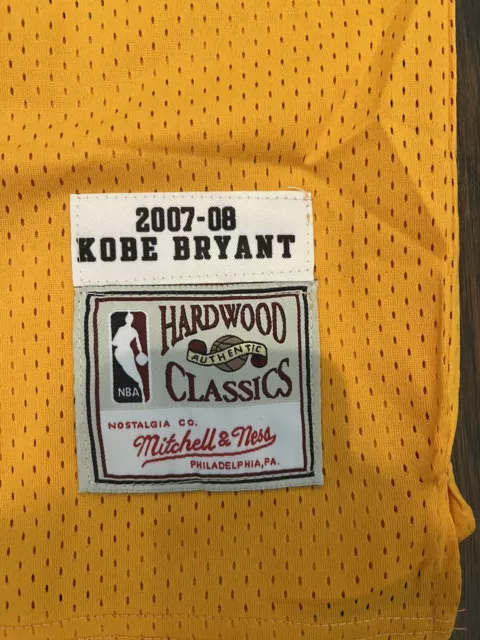 Kobe Bryant Jersey  Mitchell & Ness Hardwood Classics 60th Anniversary M, L, XL 2