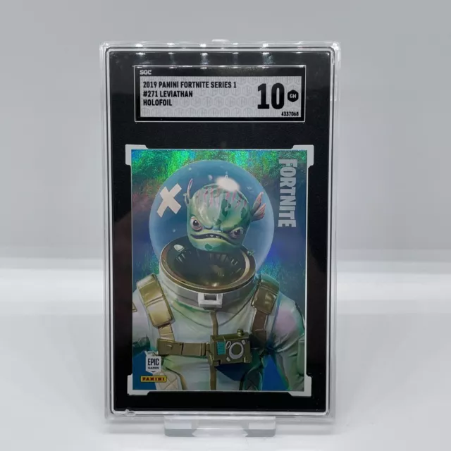 2019 Panini Fortnite Serie 1 USA Leviathan #271 SGC 10 Holofoil Holo PSA BGS