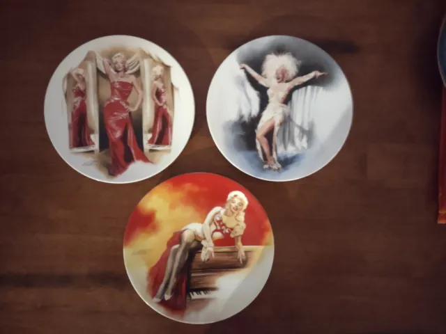 Marilyn Monroe Collector Plates Movie Roles 1991 BradEx