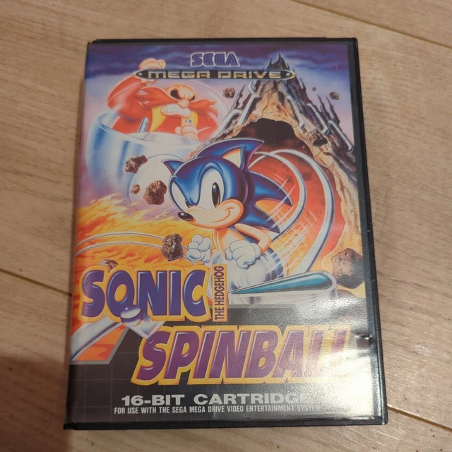 SONIC THE HEDGEHOG Spinball Sega Mega Drive - Complete With Manual ...