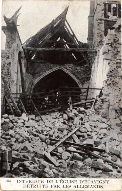 CPA MILITAIRE Intérieur de l'Eglise d'Étavigny (315691)