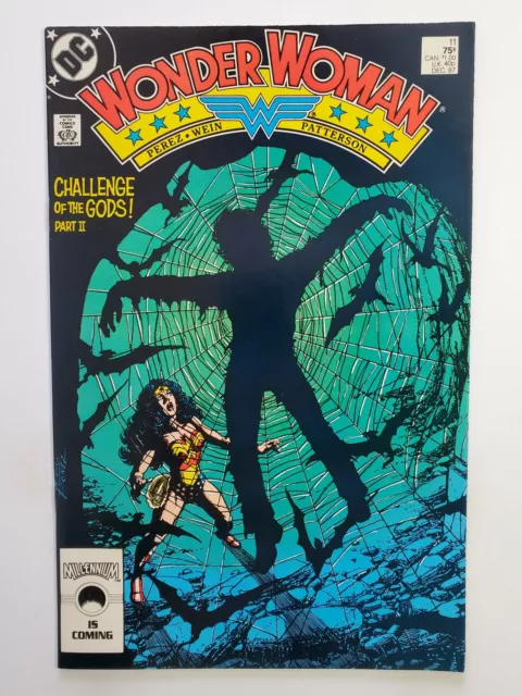 Wonder Woman #11 (Vf/Nm) 1987 (Vol. 2) George Perez Cover & Art