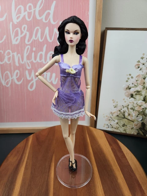 Purple Lingerie Set fits Silkstone Barbie Fashion Royalty Integrity Blythe Poppy
