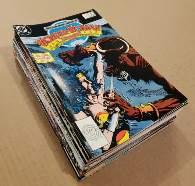 Wonder Woman #13-216 plus annuals Lot of 31 DC 1986 series VF/NM avg