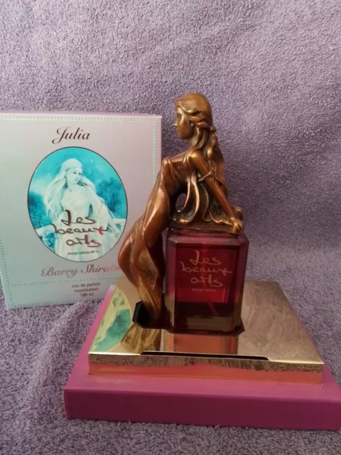 Les Beaux Art /  BARRY SHIRAISHI  "JULIA"Parfümflakon mit Bronze / 100 ml