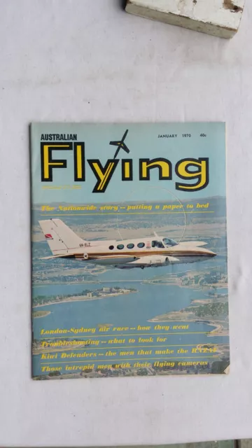 1970 Australian Flying Magazine Spitfire RNZAF Kiwi Sandringham Fly Boat