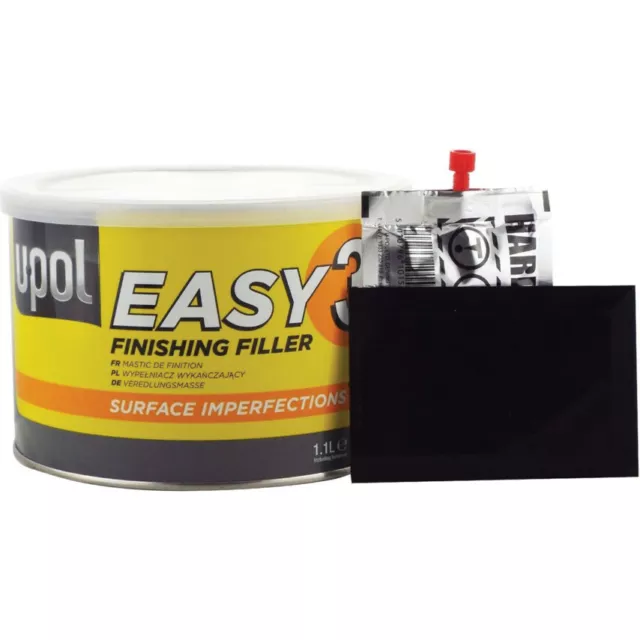 1x UPOL EASY 3 Fine Smooth TOP STOP GOLD Finishing Body Filler 1.1L