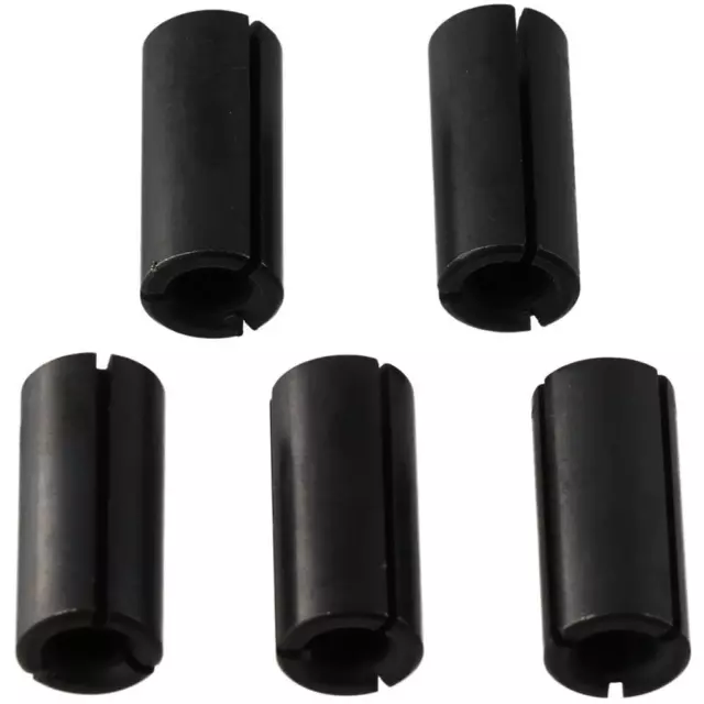 5pcs 1/2in To 1/4in 5PCS Black Router Collett Adapter  Worker