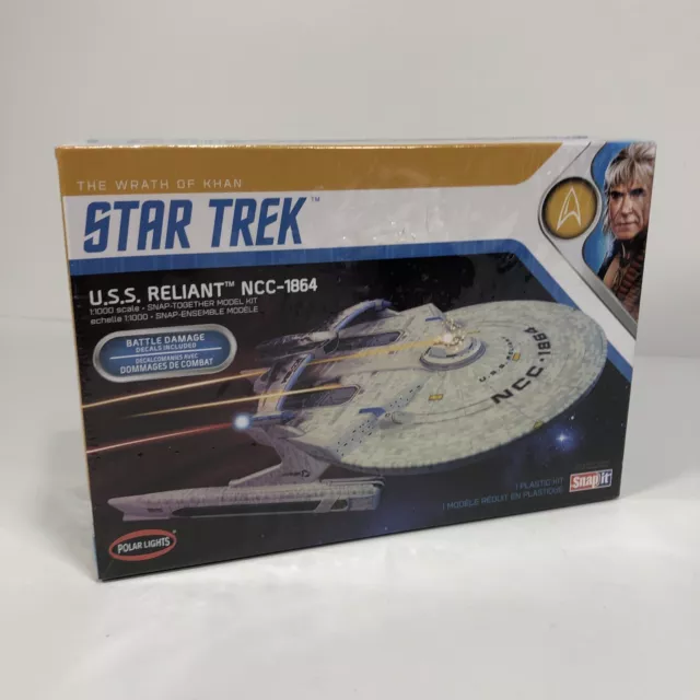 Polar Lights Star Trek U.S.S. Reliant Wrath of Khan Edition 1:1000 Model Kit NIB