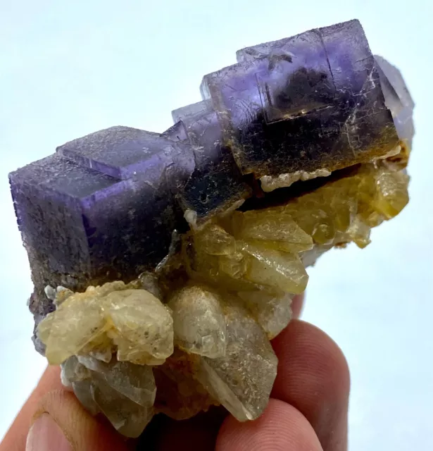 406 Carats Beautiful Phantom With Calcite Fluorite From Pakistan