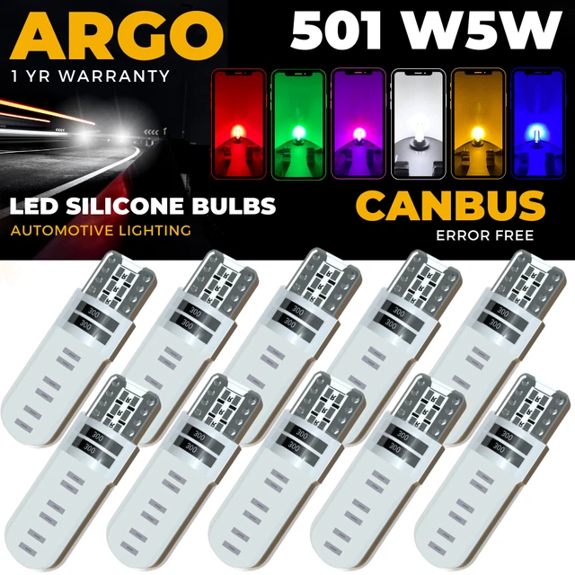 thumbnail interactive-video image 1 of 2x BA9S 5 SMD LED Bulbs - CANBUS Error Free, H6W, 0.4w, White - Interior Car Lights 1 of 2