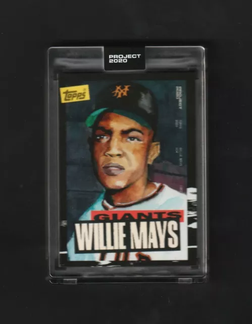 Topps Project 2020 1952 willie Mays by Rochester