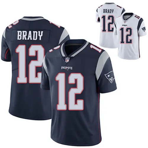 NWT Tom Brady #12 New England Patriots 2017 Super Bowl LI51 Jersey Navy Blue NFL