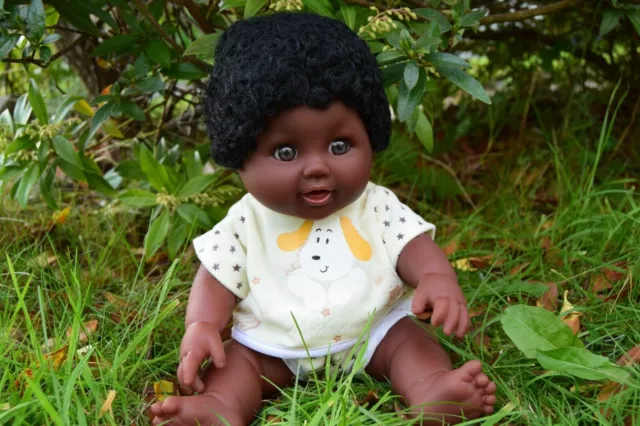 12" James Afro Black African Sound Doll Baby BOY Doll 30cm - By Sammar Gifts 3