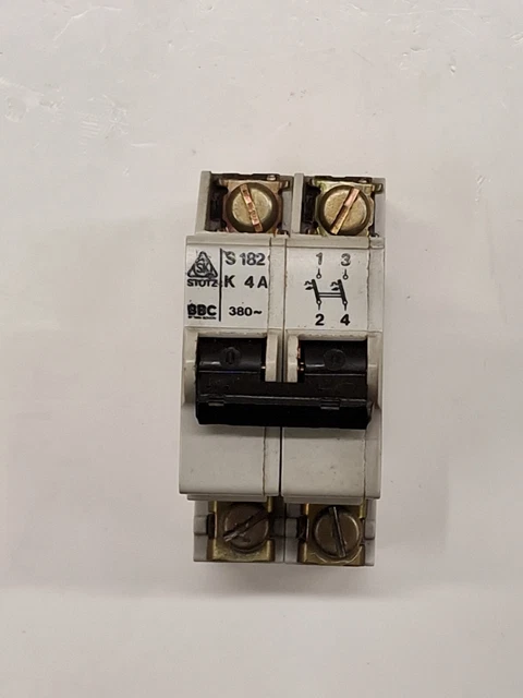 Stotz Bbc S182 K4A Zweifachpol 2P Sicherungsschalter Sicherungsaitomat